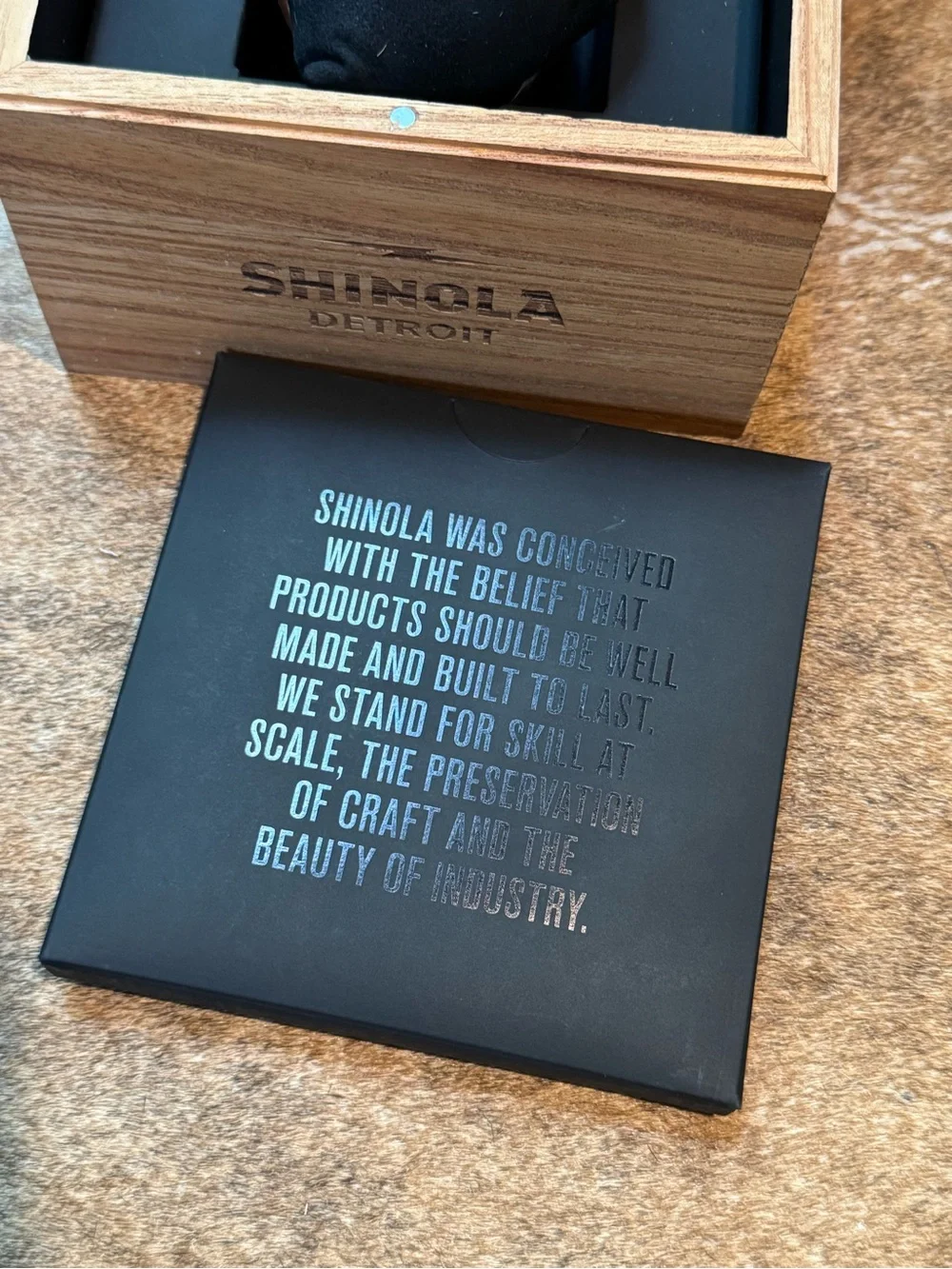 Shinola RUNWELL CHRONOGRAPH WATCH with Cognac Leather Strap